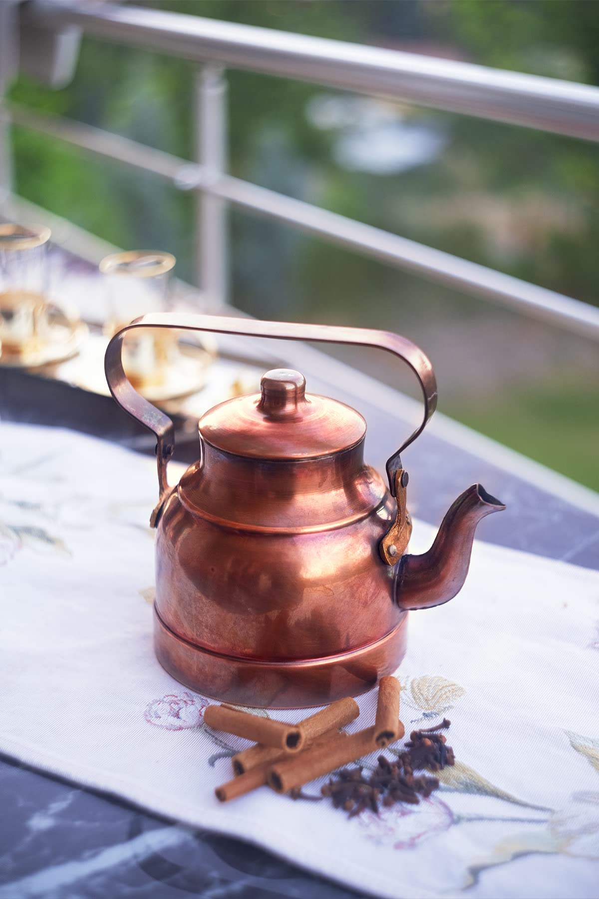 Amazon | 銅ティーポット、銅ケトル、銅ティーケトル 1.3リットル